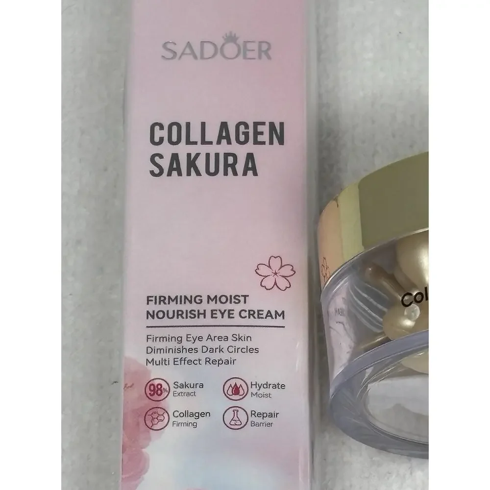 Sadoer‎ Eye Collagen Kit Anti-Aging Lotion & Essence Capsules Exp 2027 NEW